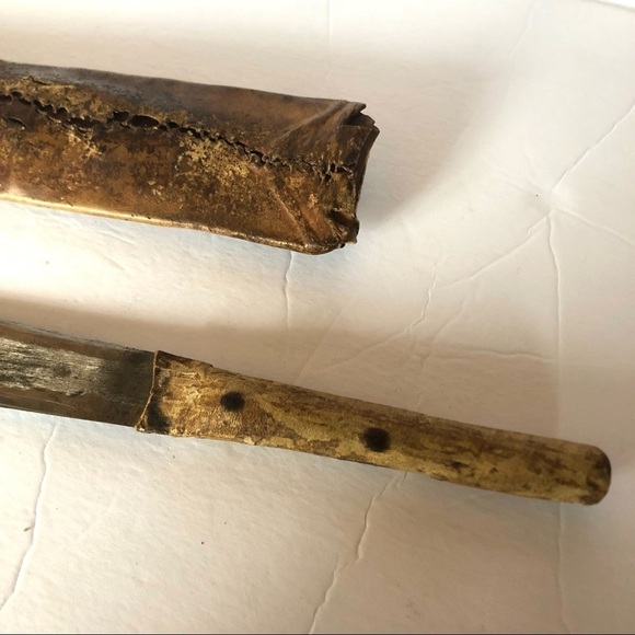 MAASAI Seme Sword in Leather Sheath - Picture 10 of 10